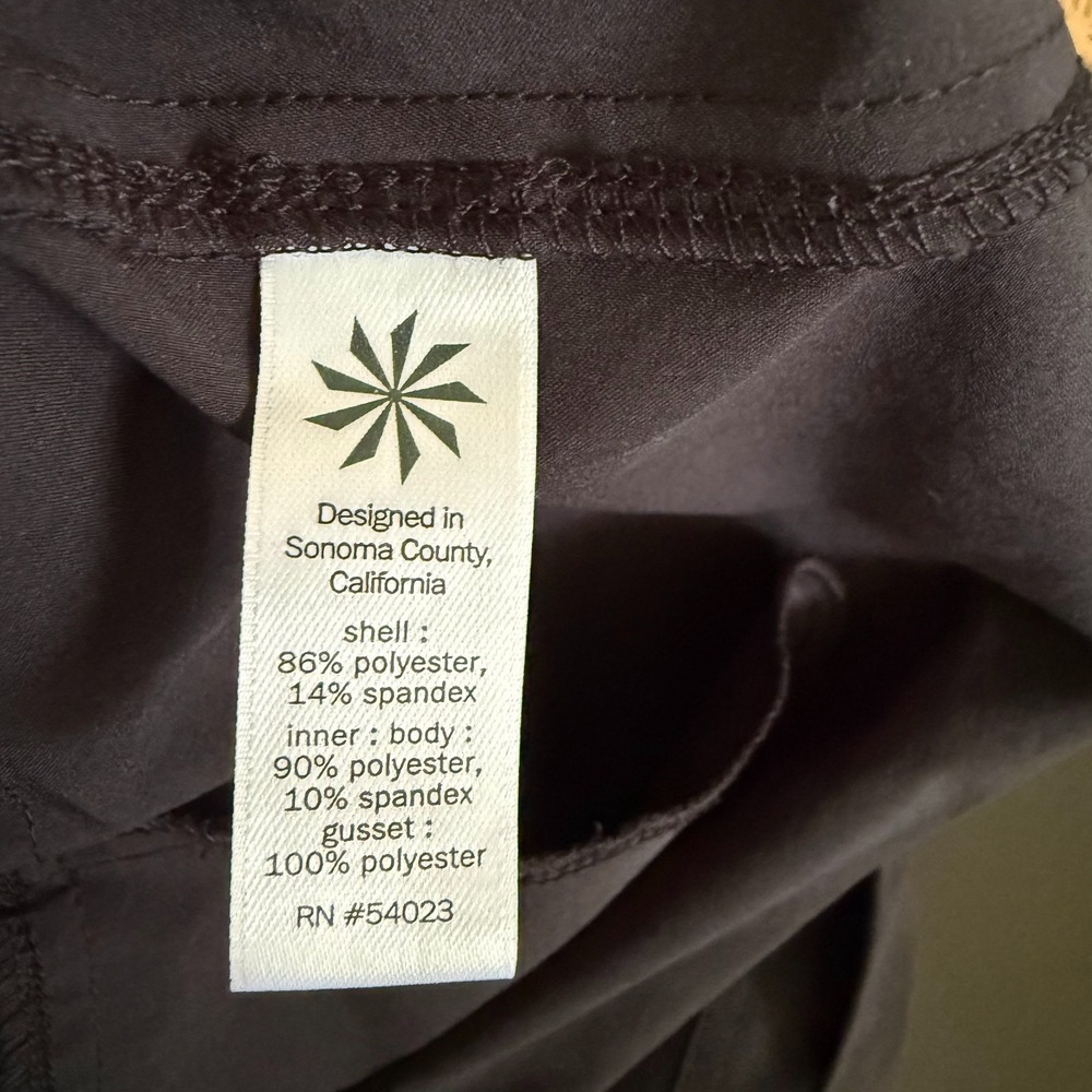 Athleta‎ Midtown Skirt Womens Size 2 Black Lined Drawstring Athletic Sport Skort - Picture 9 of 11